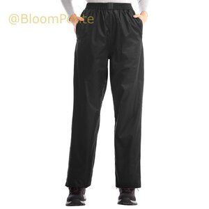 Waterproof Hiking Pants Windproof Lightweight Over Pants Work Rain Outdoor